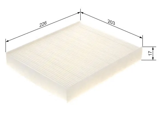 Filter, cabin air (0 986 4B5 008)