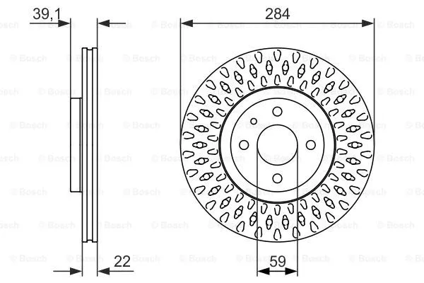Brake Disc (0 986 479 907)