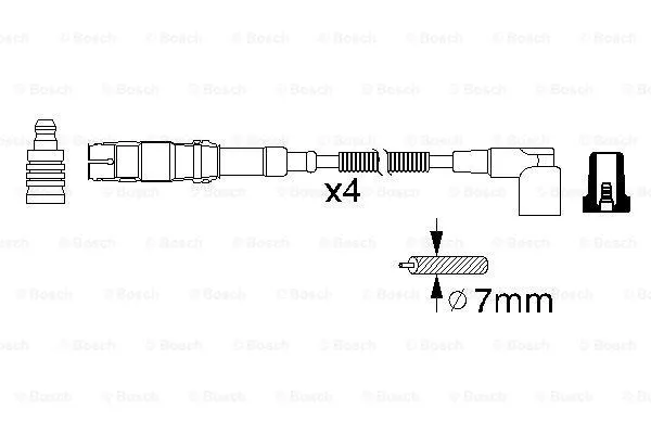 Ignition Cable Kit (0 986 356 310)