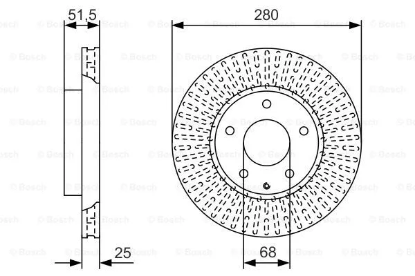 Brake Disc (0 986 479 C36)
