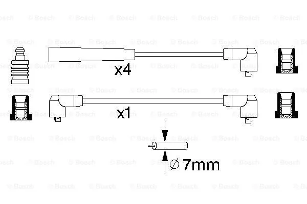 Ignition Cable Kit (0 986 356 758)