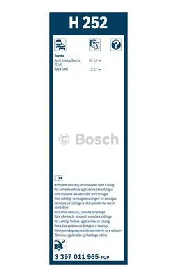 Wiper Blade (3 397 011 965)