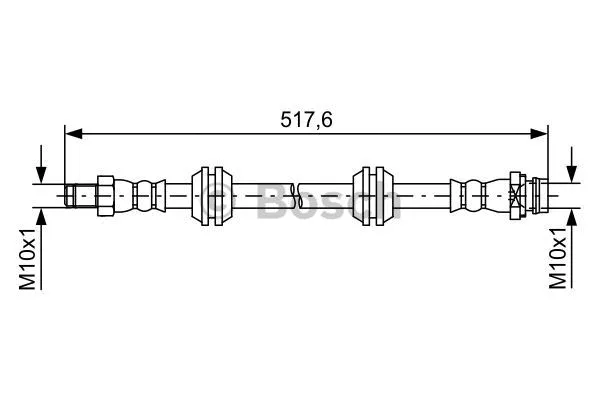 Brake Hose (1 987 481 731)