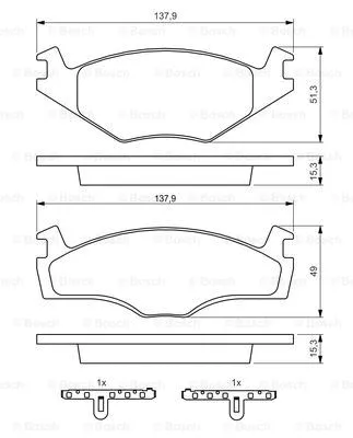Brake Pad Set, disc brake