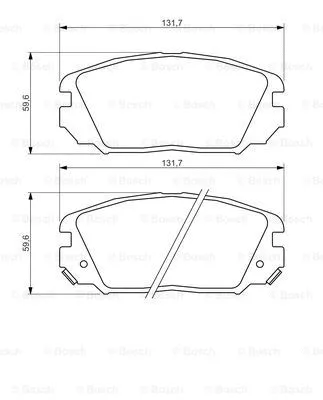Brake Pad Set, disc brake (0 986 494 378)