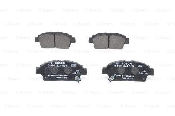 Brake Pad Set, disc brake (0 986 424 535)