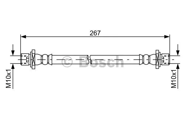Brake Hose (1 987 481 584)