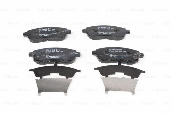 Brake Pad Set, disc brake (0 986 494 321)