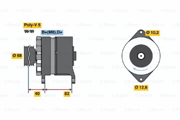 Alternator (0 986 035 700)