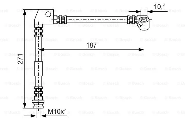 Brake Hose (1 987 476 658)