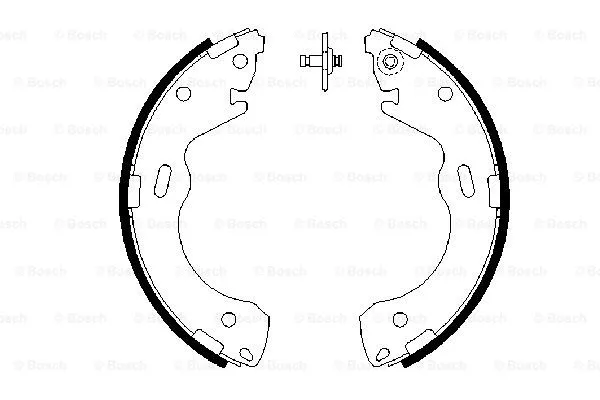 Brake Shoe Set (0 986 487 654)