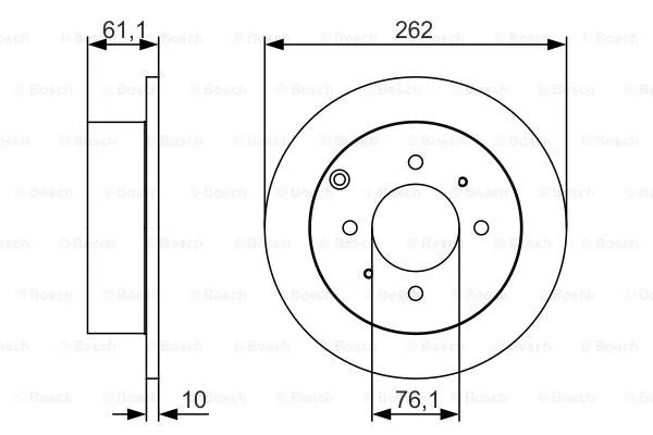 Brake Disc (0 986 479 S68)