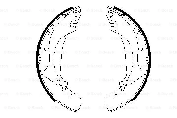 Brake Shoe Set (0 986 487 642)
