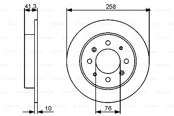 Brake Disc (0 986 479 462)