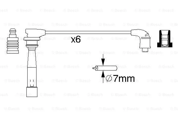 Ignition Cable Kit (0 986 356 992)