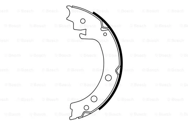 Brake Shoe Set, parking brake