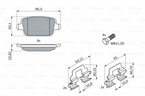 Brake Pad Set, disc brake
