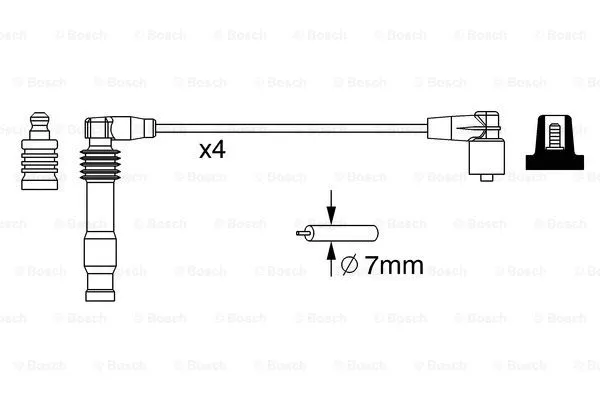 Ignition Cable Kit (0 986 357 228)