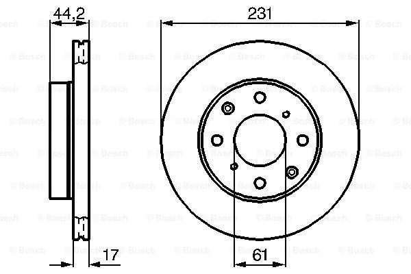 Brake Disc (0 986 478 203)