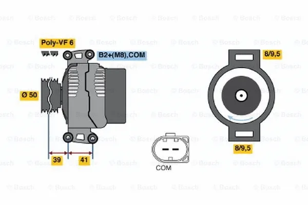 Alternator (0 124 515 098)