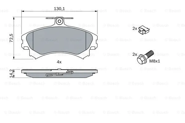 Brake Pad Set, disc brake