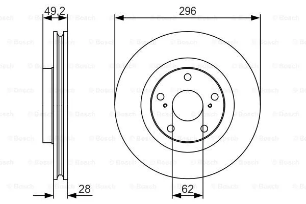 Brake Disc (0 986 479 R33)