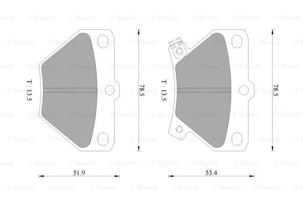 Brake Pad Set, disc brake (0 986 AB9 153)