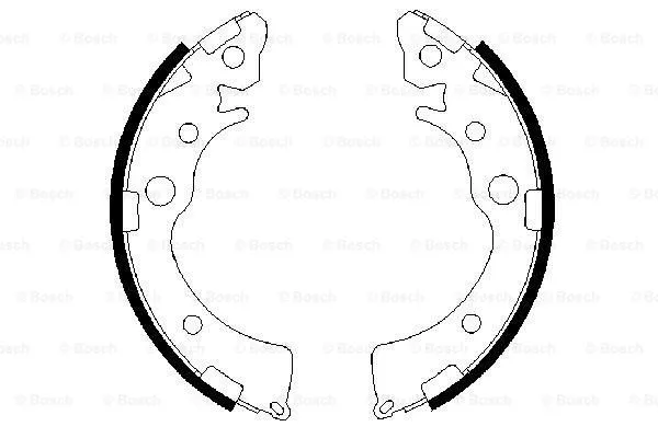 Brake Shoe Set (0 986 487 460)