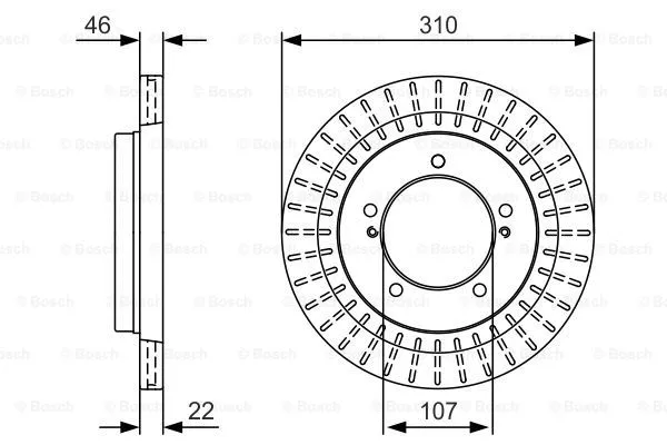 Brake Disc (0 986 479 U99)