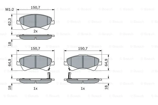 Brake Pad Set, disc brake