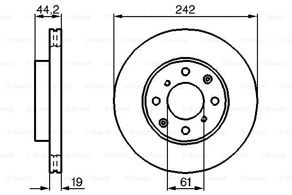 Brake Disc (0 986 478 503)