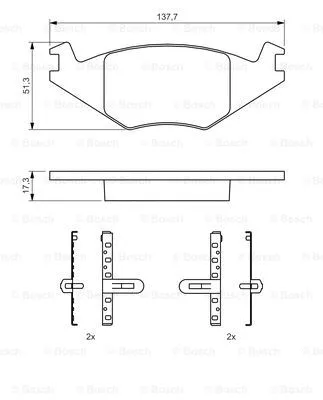 Brake Pad Set, disc brake