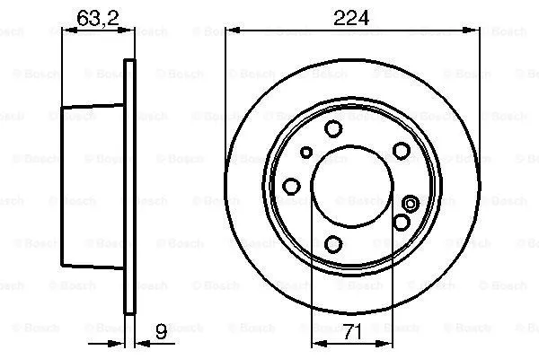 Brake Disc (0 986 478 141)