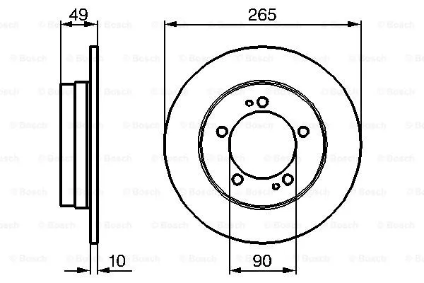 Brake Disc (0 986 478 707)