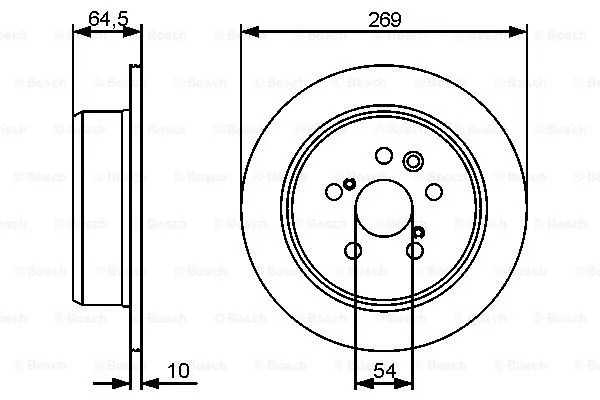Brake Disc (0 986 479 483)