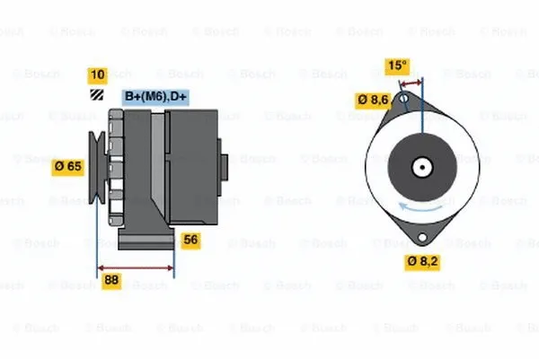 Alternator (0 986 030 900)