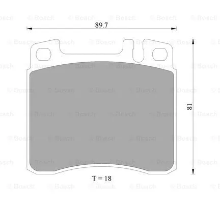 Brake Pad Set, disc brake (0 986 AB4 439)
