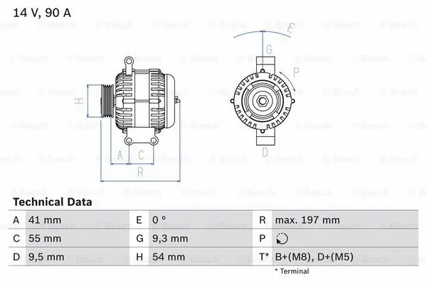 Alternator (0 986 048 771)