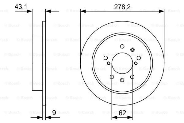 Brake Disc (0 986 479 D34)