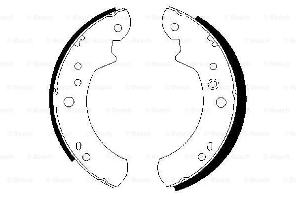 Brake Shoe Set (0 986 487 309)