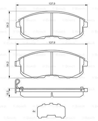 Brake Pad Set, disc brake
