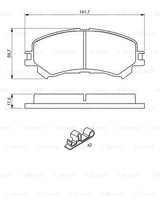 Brake Pad Set, disc brake