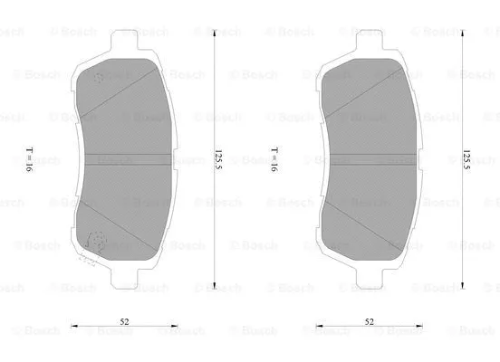 Brake Pad Set, disc brake (0 986 AB1 072)