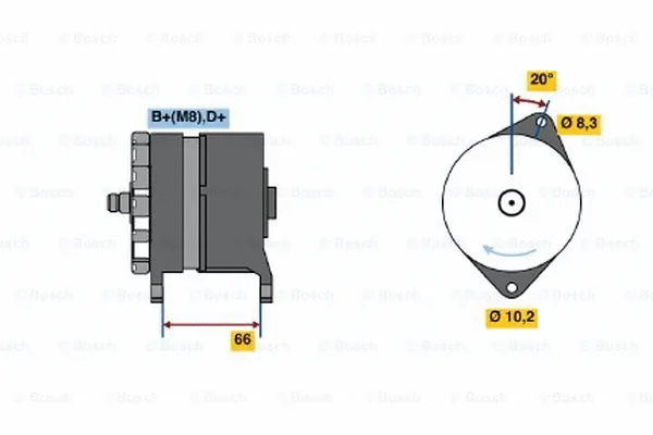 Alternator (0 986 038 351)