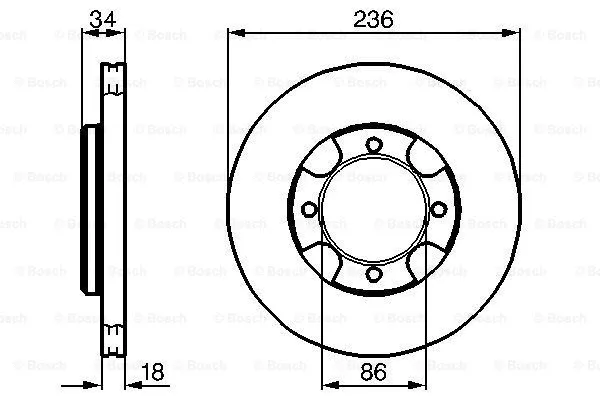 Brake Disc (0 986 478 277)