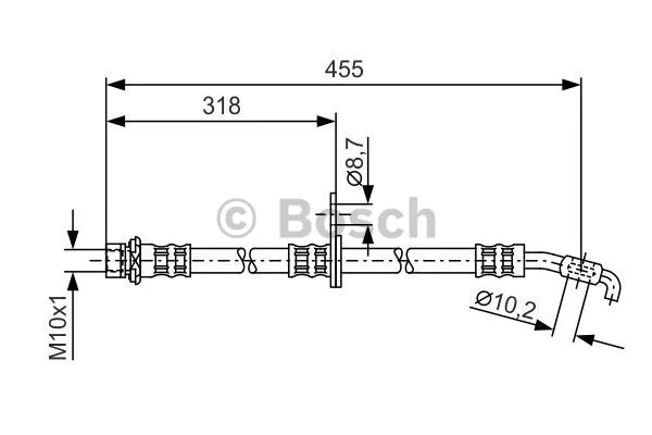 Brake Hose (1 987 476 255)