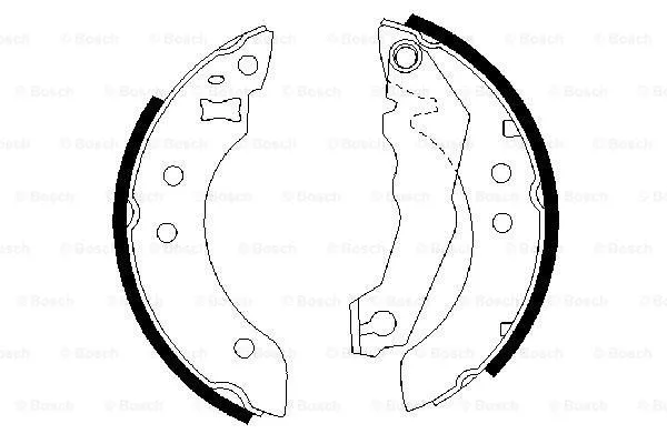 Brake Shoe Set (0 986 487 035)