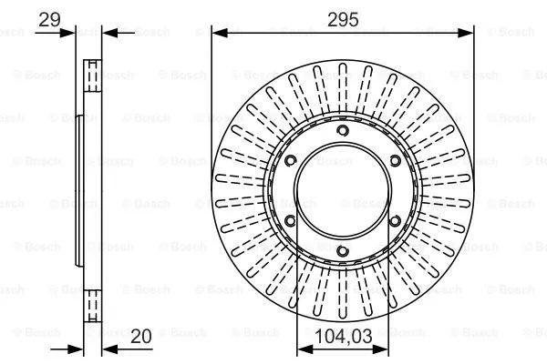 Brake Disc (0 986 479 U33)