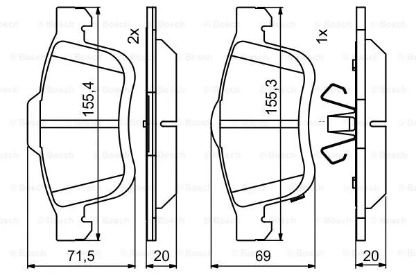 Brake Pad Set, disc brake