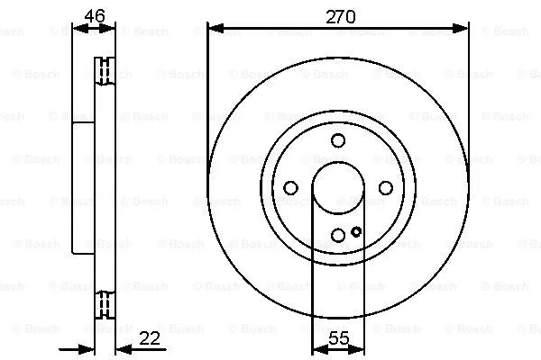 Brake Disc (0 986 479 472)